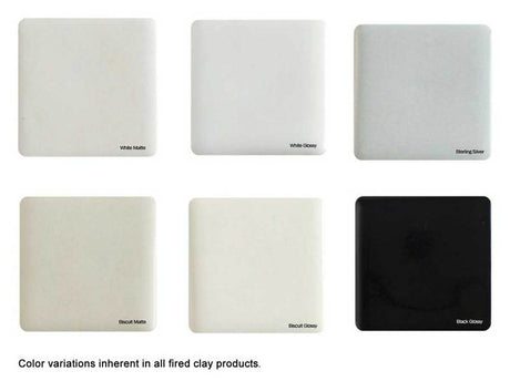 Recessed Soap Dish Porcelain 6 x 4 Biscuit Glossy