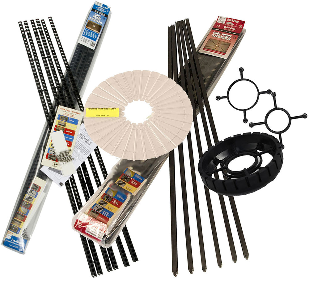 Quick Pitch Pre Pitch Shower Slope System Universal Drain Kit