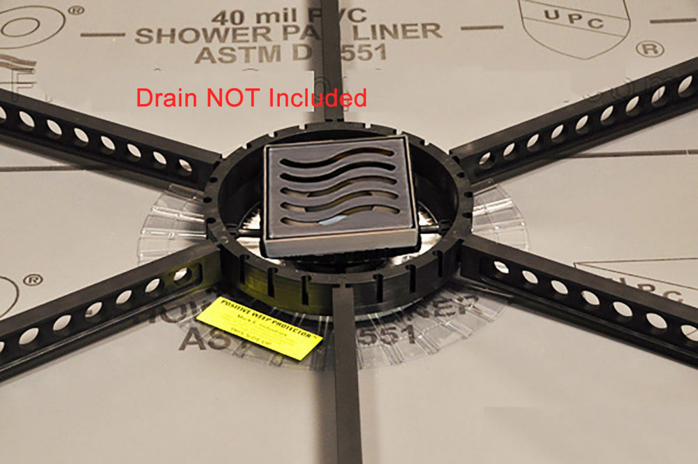 Quick Pitch Pre Pitch Shower Slope System Universal Drain Kit