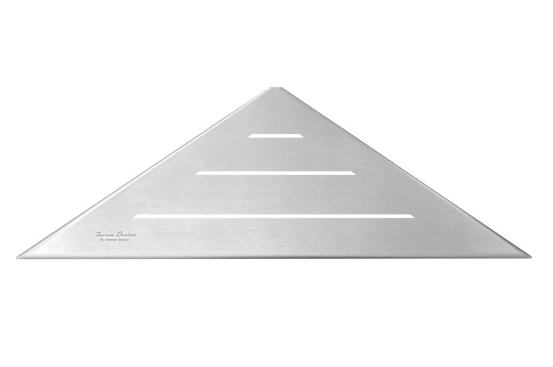SereneDrains Triangle Shelf Stainless Steel - Brushed 12