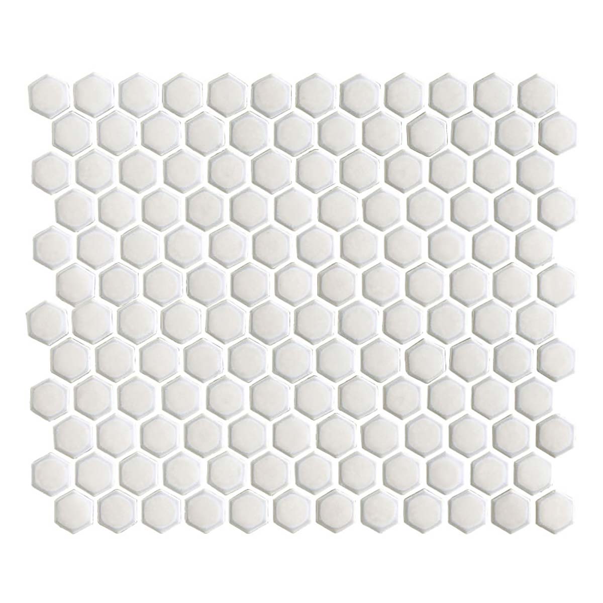 Hexagon Porcelain Mosaic Tile - Opal Wall & Floor Tile