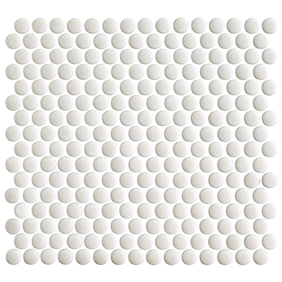 Penny Round Porcelain Mosaic Tile - Opal Wall & Floor Tile