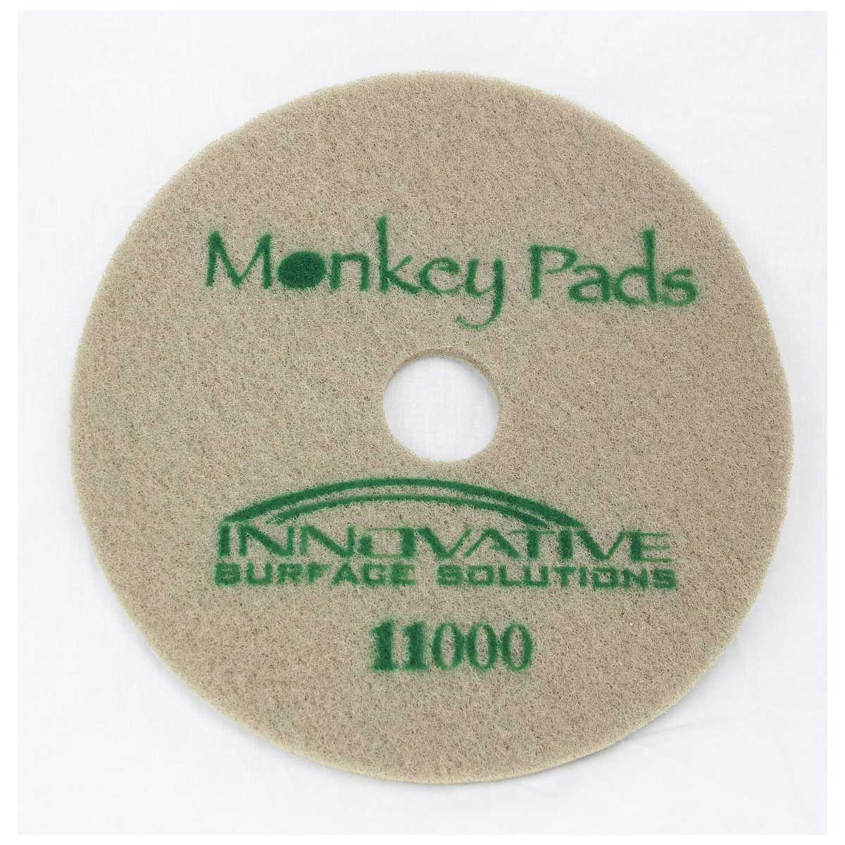 Monkey 17 inch 11000 grit diamond stone polishing pad for marble travertine limestone and terrazzo