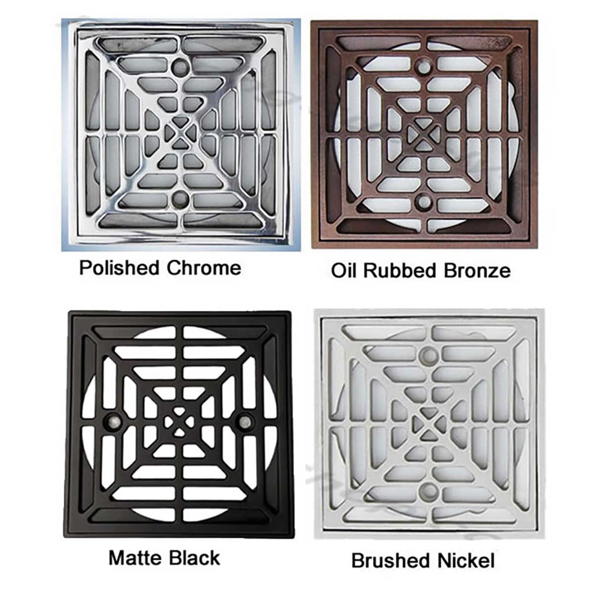 Steel Cast Square Drains for ClearPath