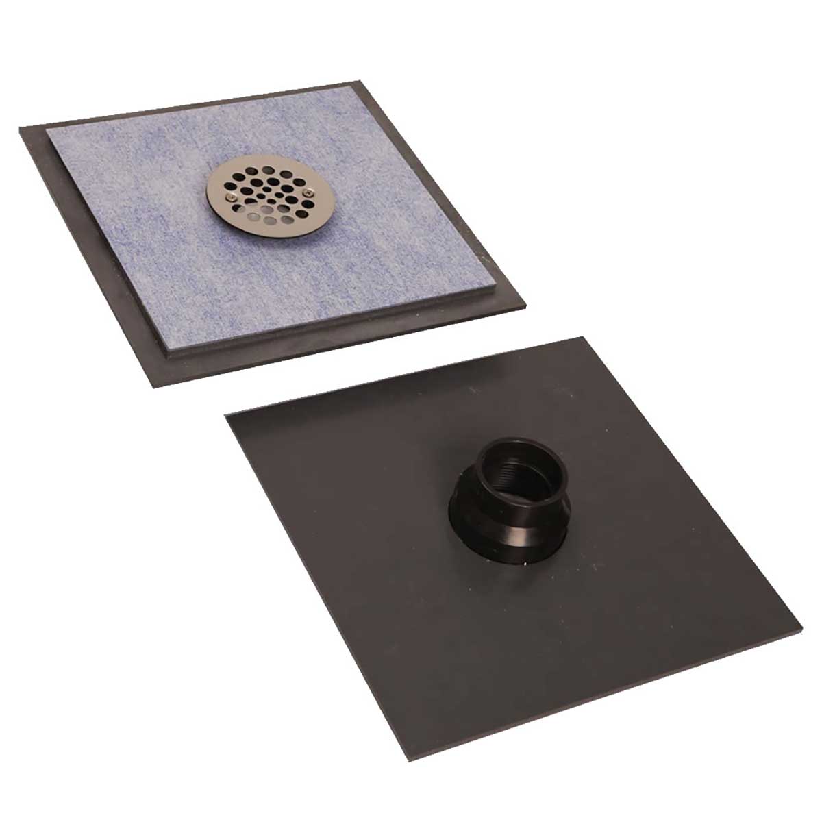 ClearPath Curbless Shower System Drain Plate with drain cover in ABS