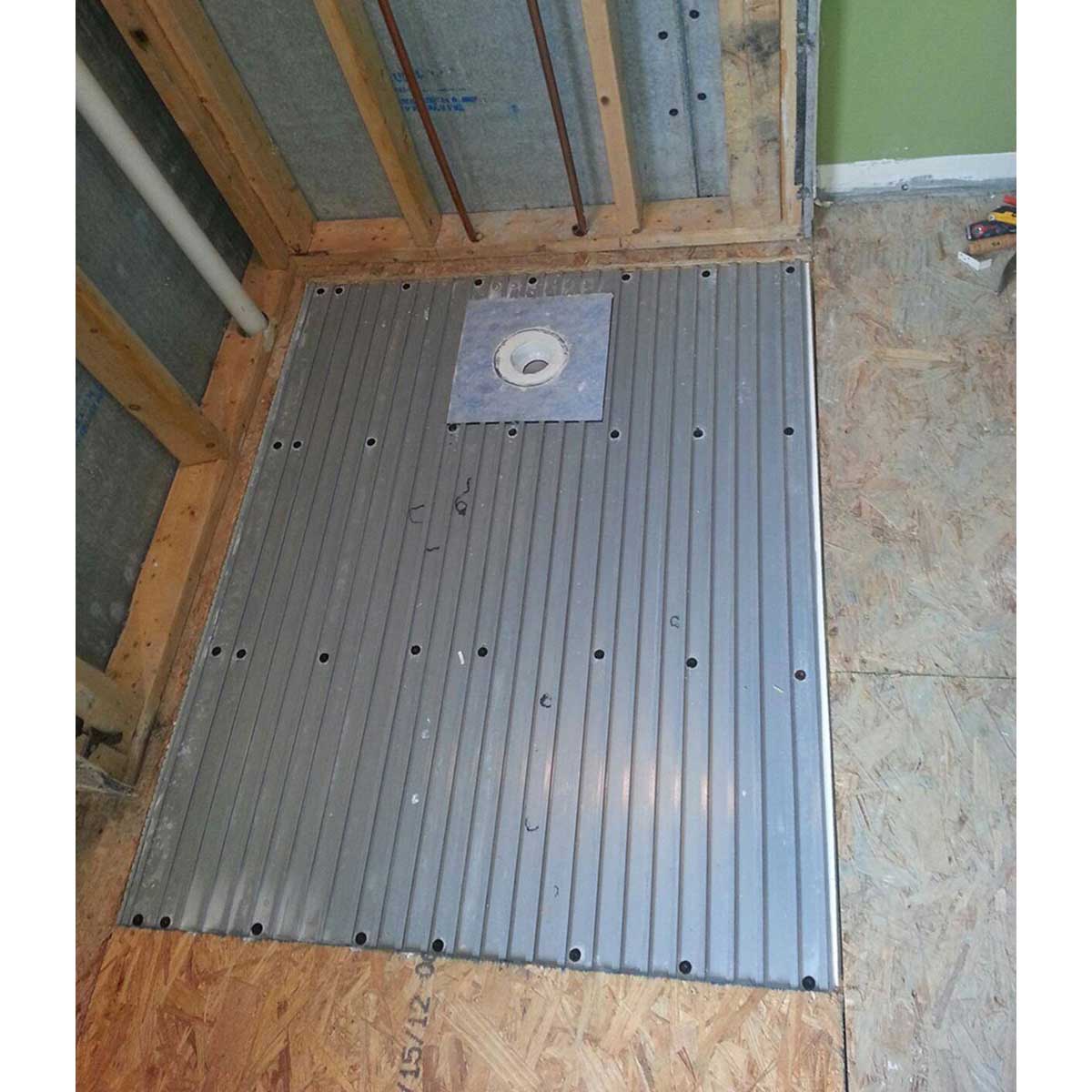 ClearPath Curbless Shower System 3x6 ABS Drain