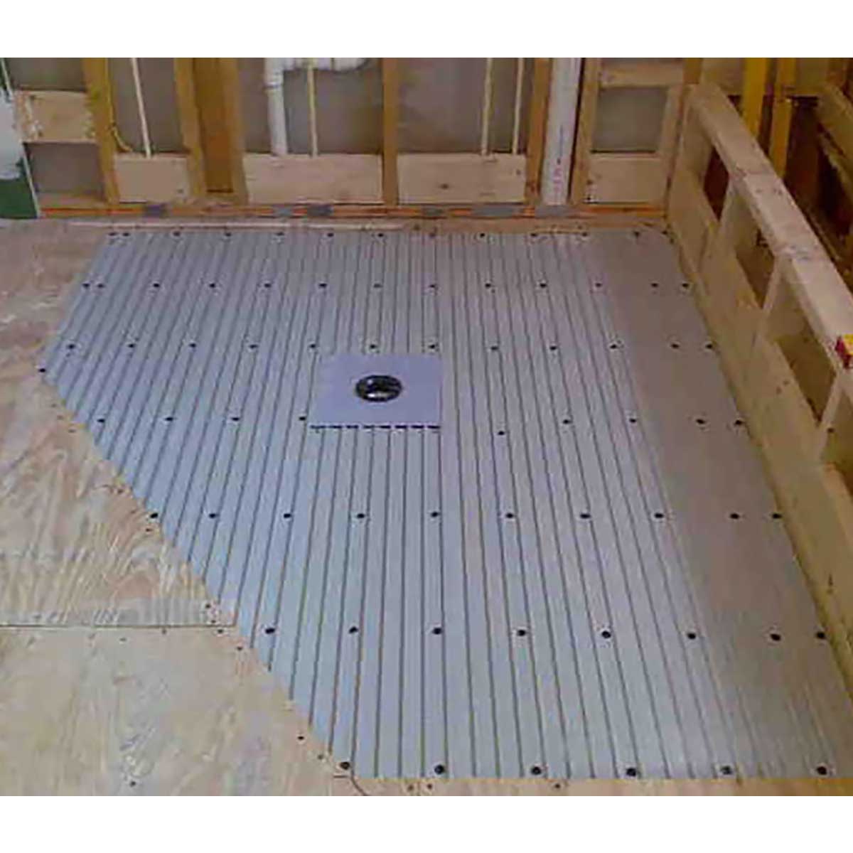 ClearPath Curbless Shower System 3x6 ABS Drain