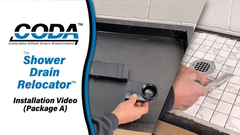 CODA the Shower Drain Relocator