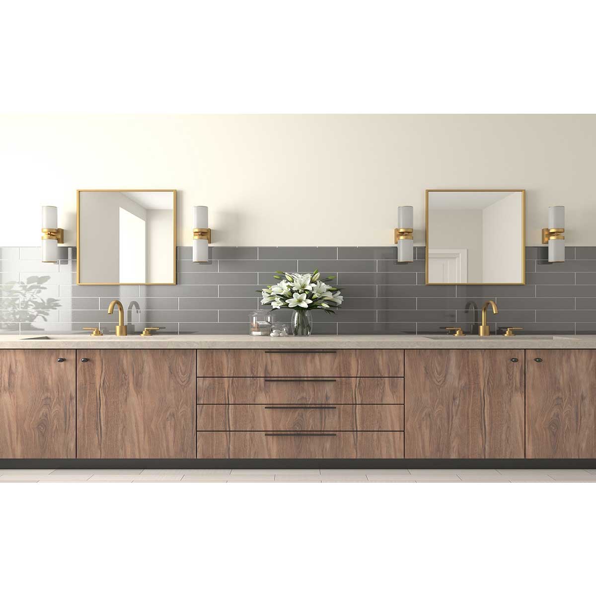 Level Tiles glossy ceramic tile for modern kitchen design