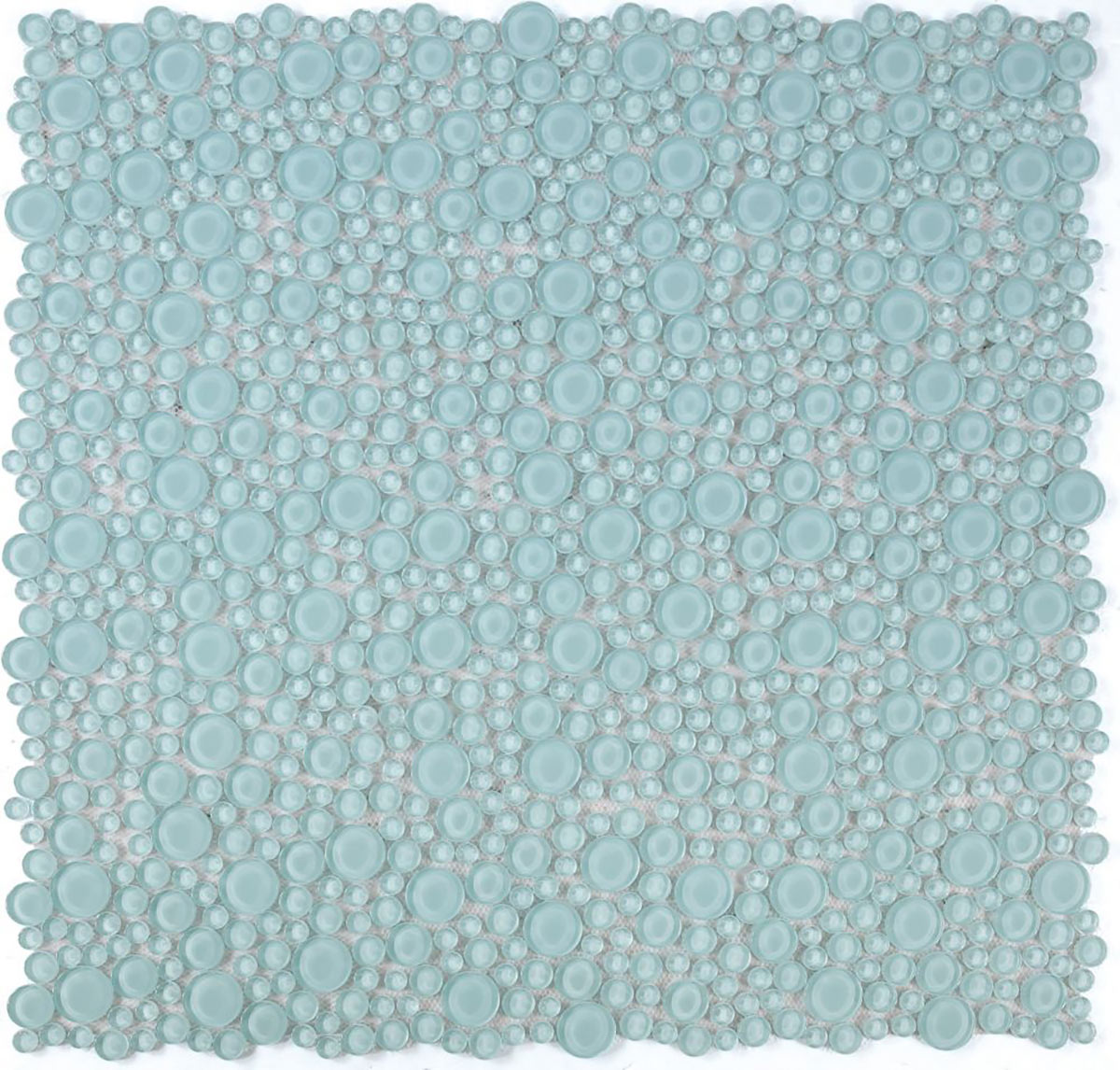 Circular Glass Tile Series - Mint