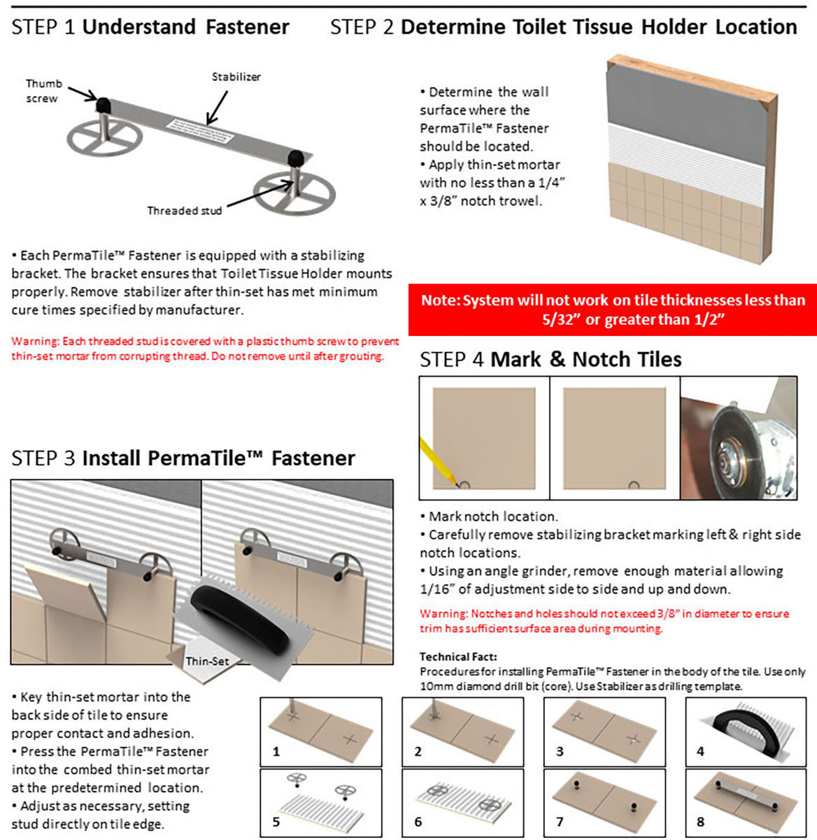 TileWare Promessa Series Toilet Paper Holders - Traditional