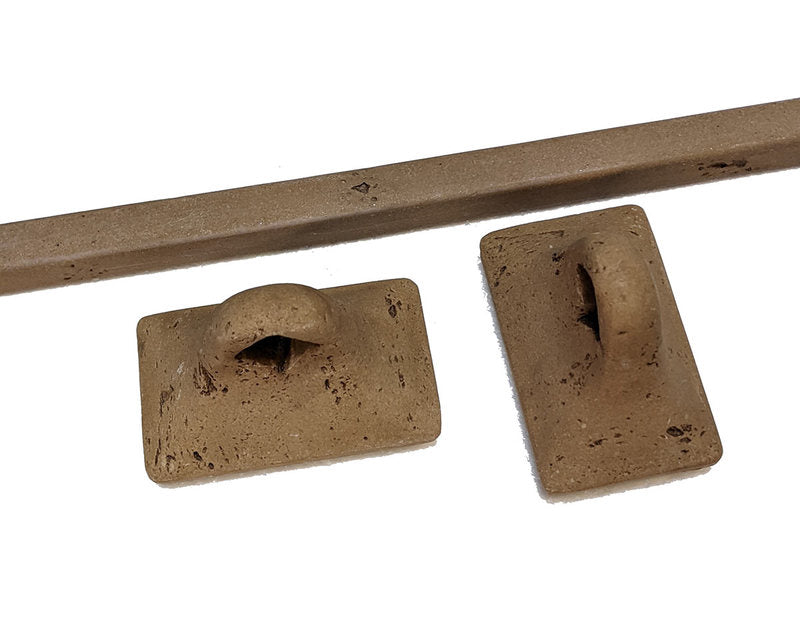 Cast Stone Towel Bar - Mocha