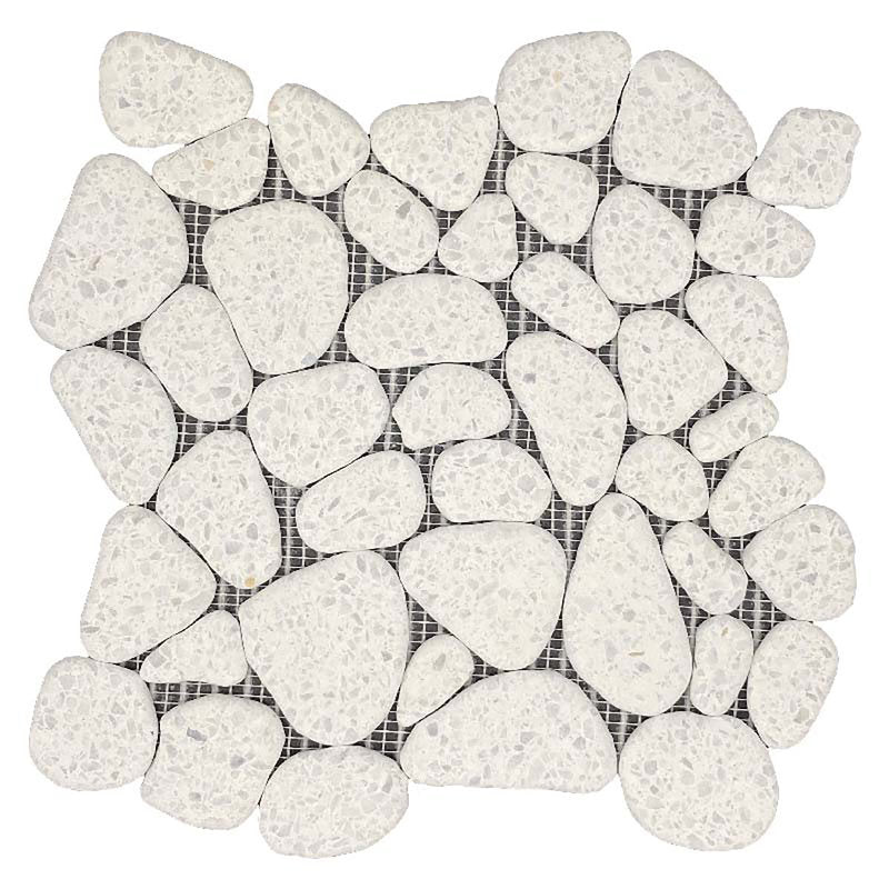 Mosaics Terrazzo Pebbles - Crushed Crystal