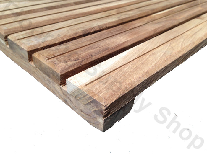 Premium African Teak Single Groove Finish 16