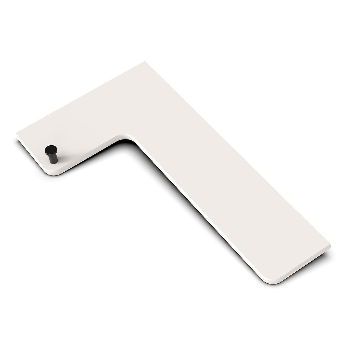 TileWare Boundless Shelving Solutions L-Shaped Corner Shelf Bone