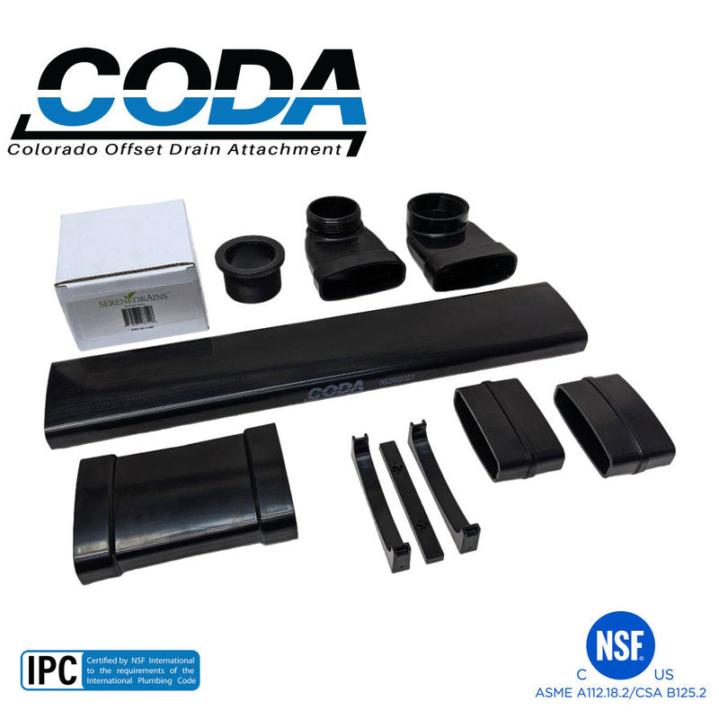 CODA the Shower Drain Relocator - Broken Lane BN