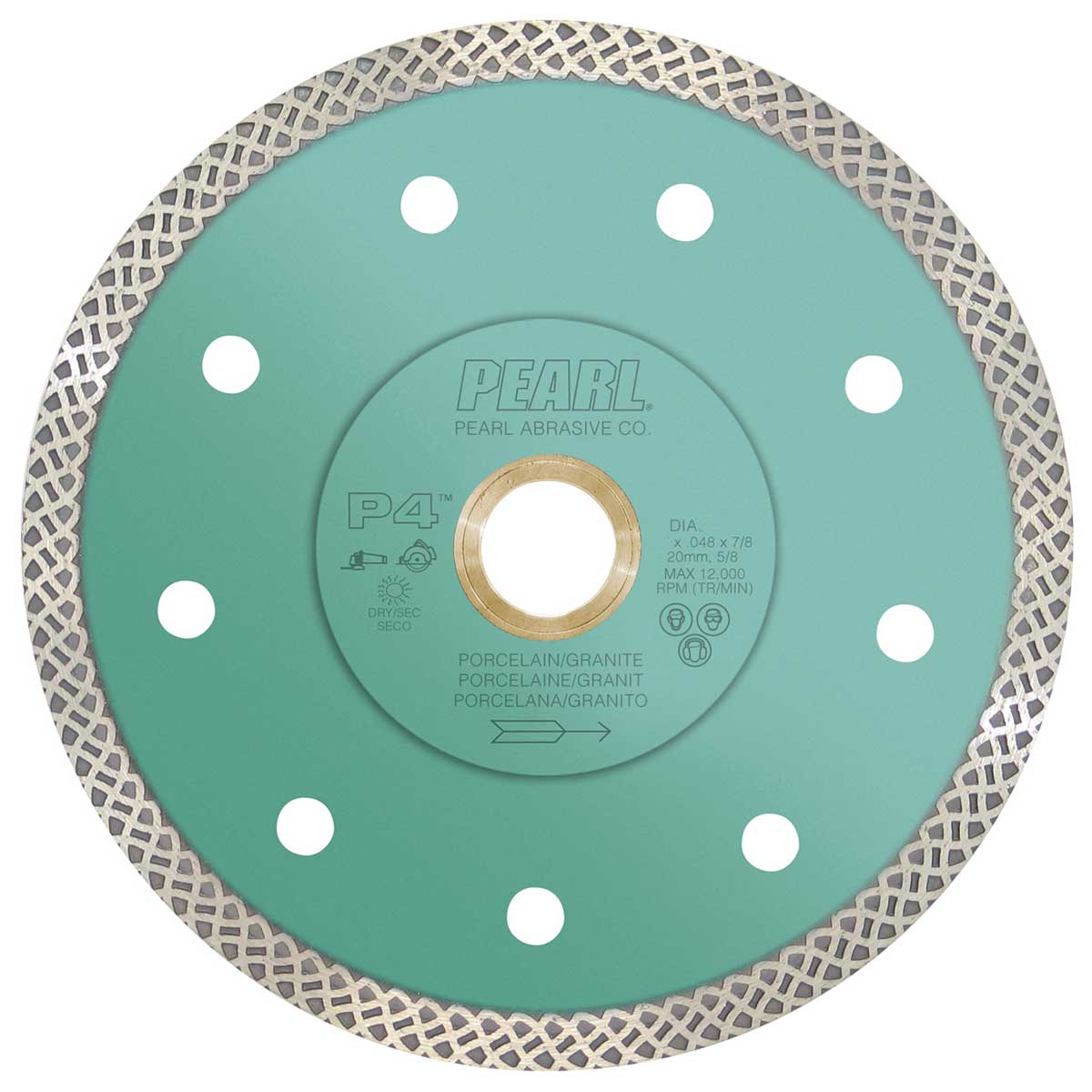 Pearl Abrasive P4 Turbo-Mesh Porcelain Blade