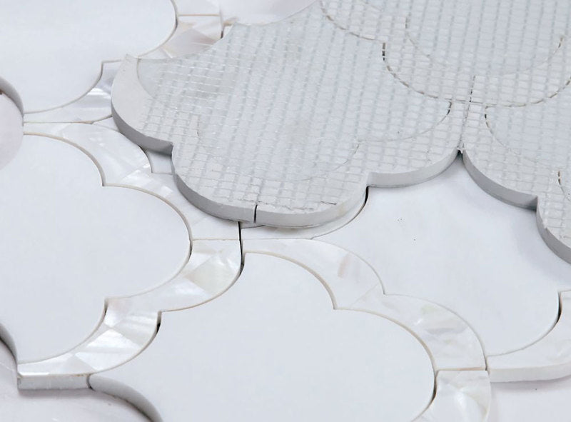 Tahitian Mother-of-Pearl mix of Marble and Pearl - Cloud