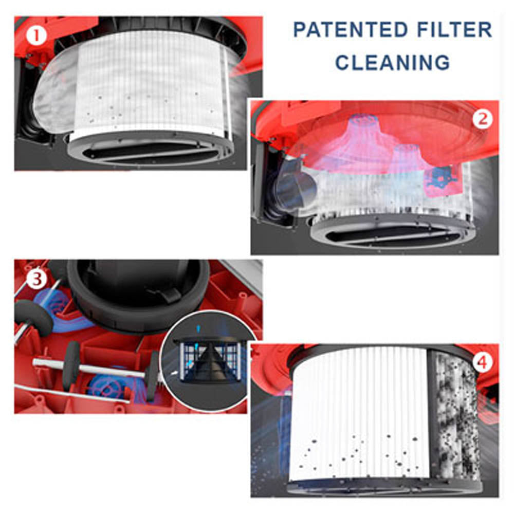 Alpha Tools Wet Dry Vacuum HEPA1035 - 9 Gal