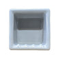 Recessed Soap Dish Porcelain 6 Grey Glossy