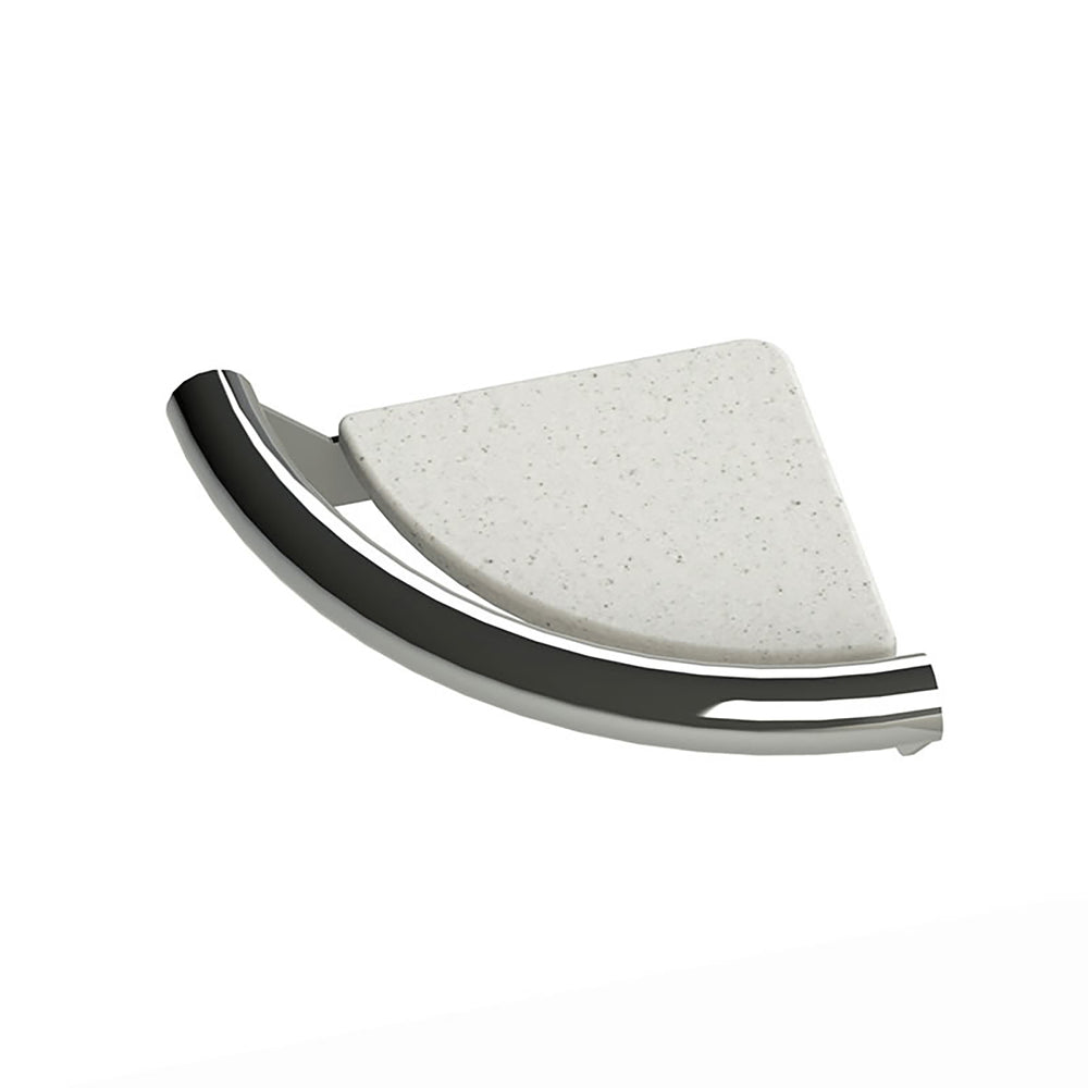 Invisia 2-in-1 Corner Shelf with Integrated Grab Bar