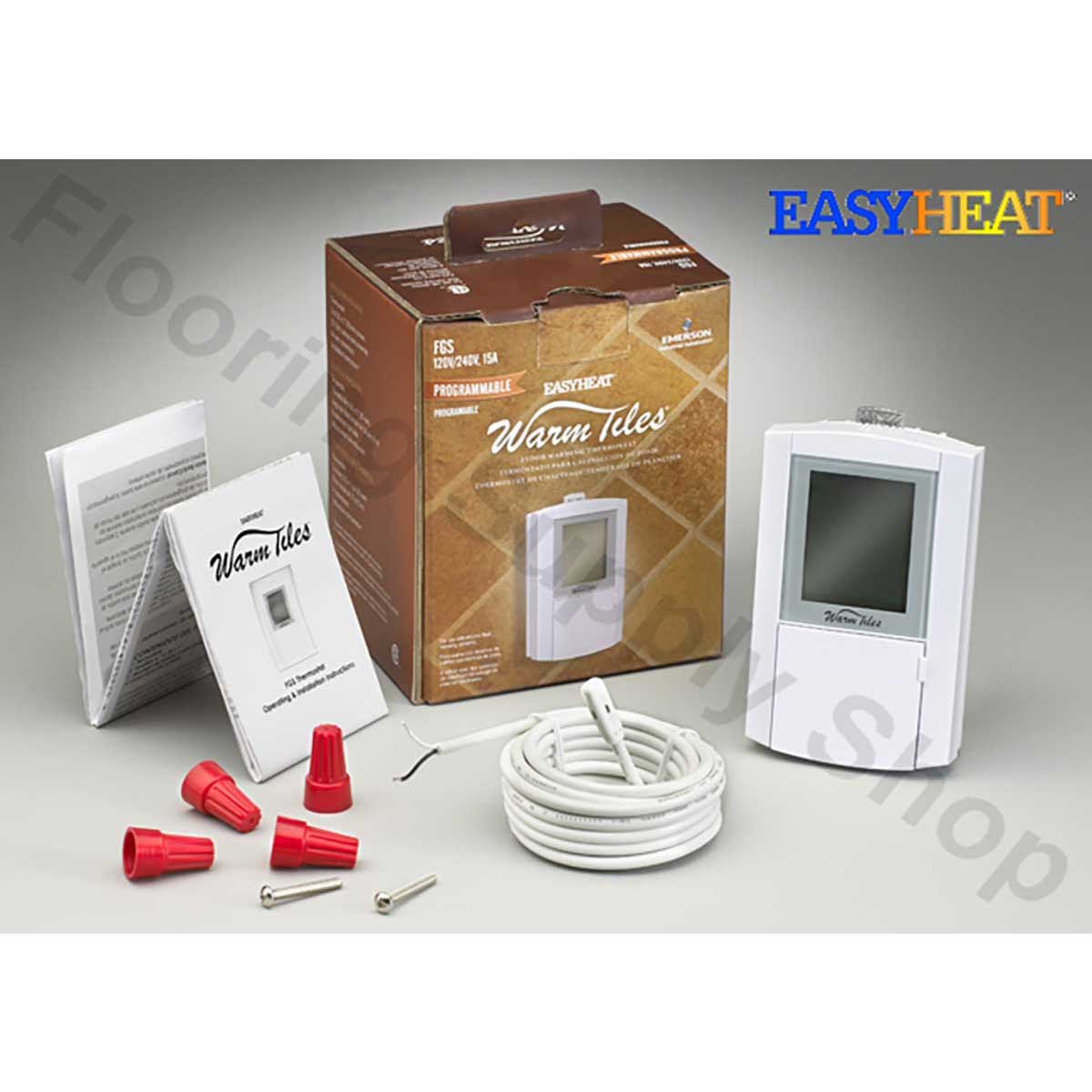 EasyHeat Programmable Dual Voltage Thermostat FGS