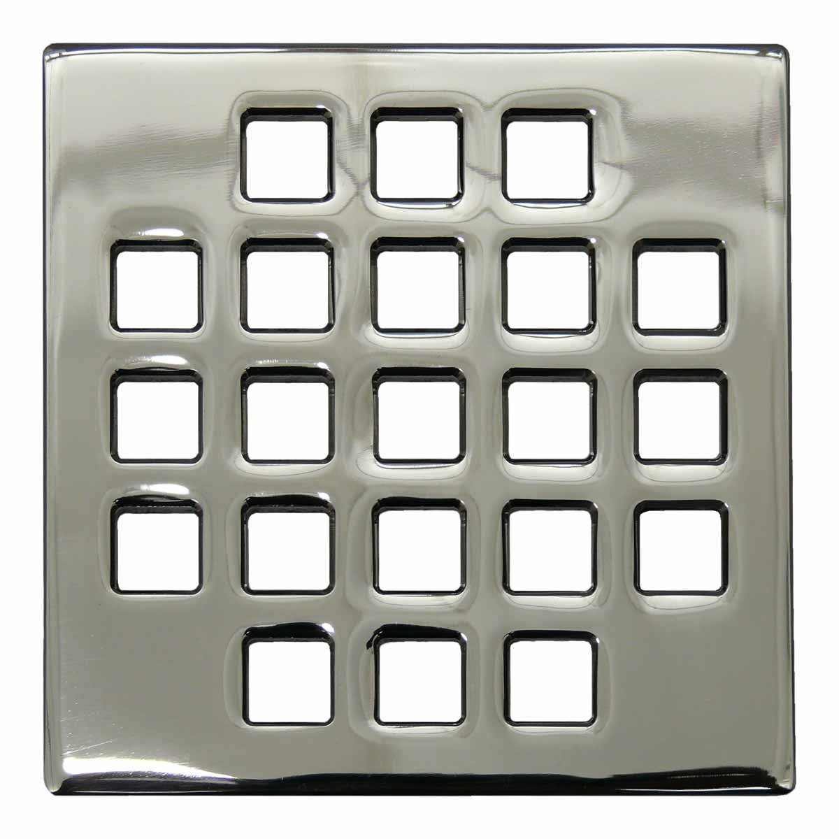 Ebbe Drains Unique Square Shower Drain Grate - Classic