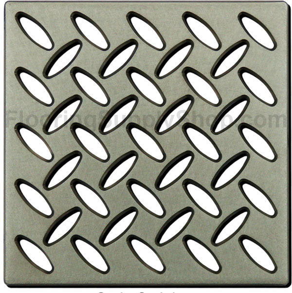 Ebbe Unique Square Shower Drain Grate Diamond