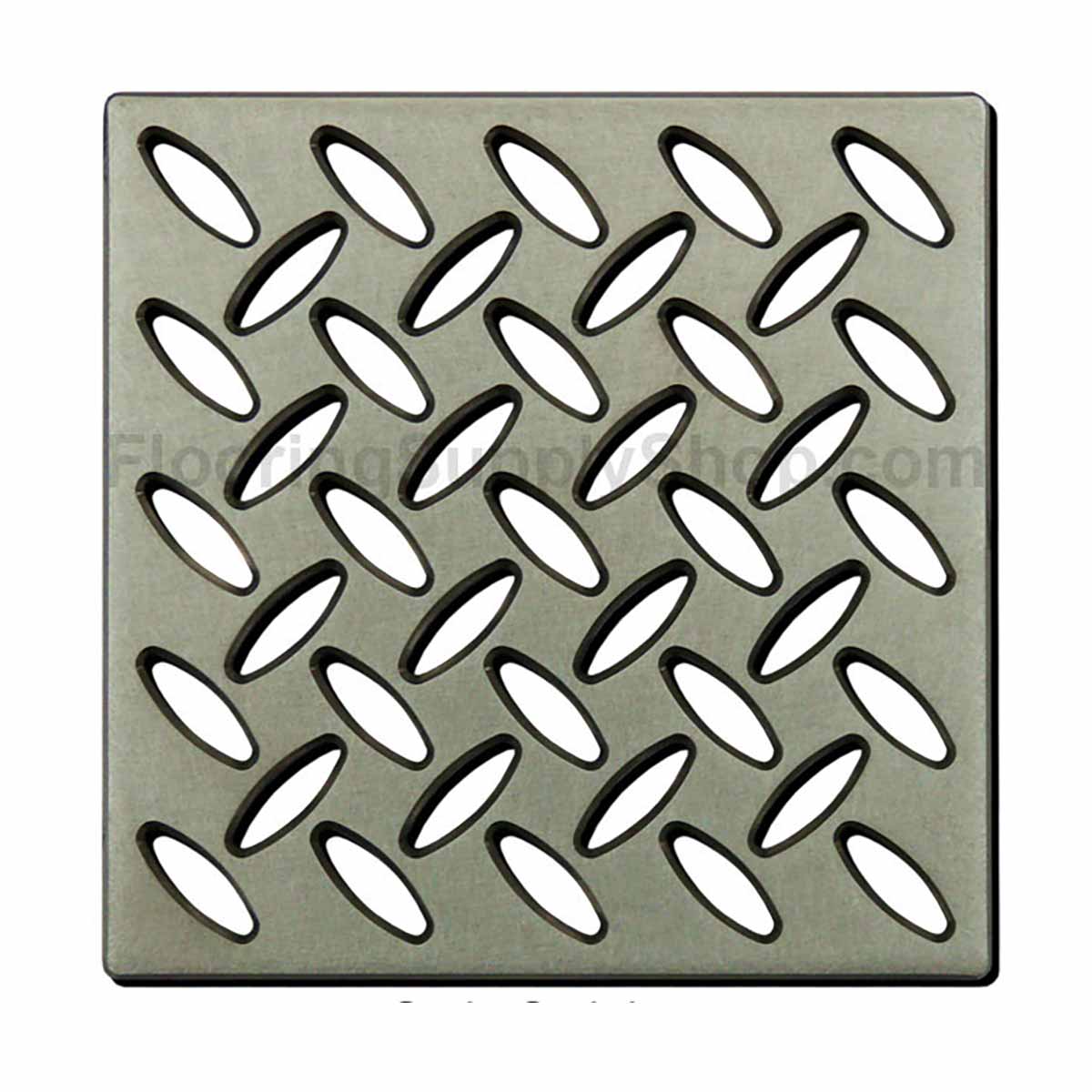 Ebbe Drains Unique Square Shower Drain Grate - Diamond