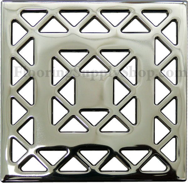 Ebbe Unique Square Shower Drain Grate Lattice