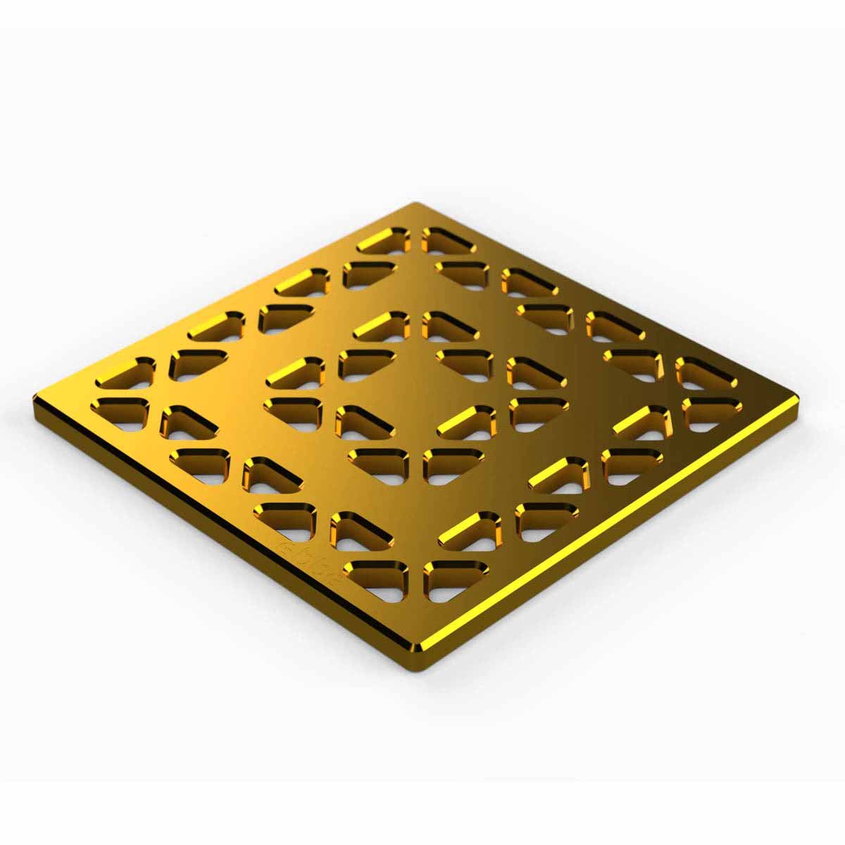 Ebbe Drains Unique Square Shower Drain Grate - Lattice