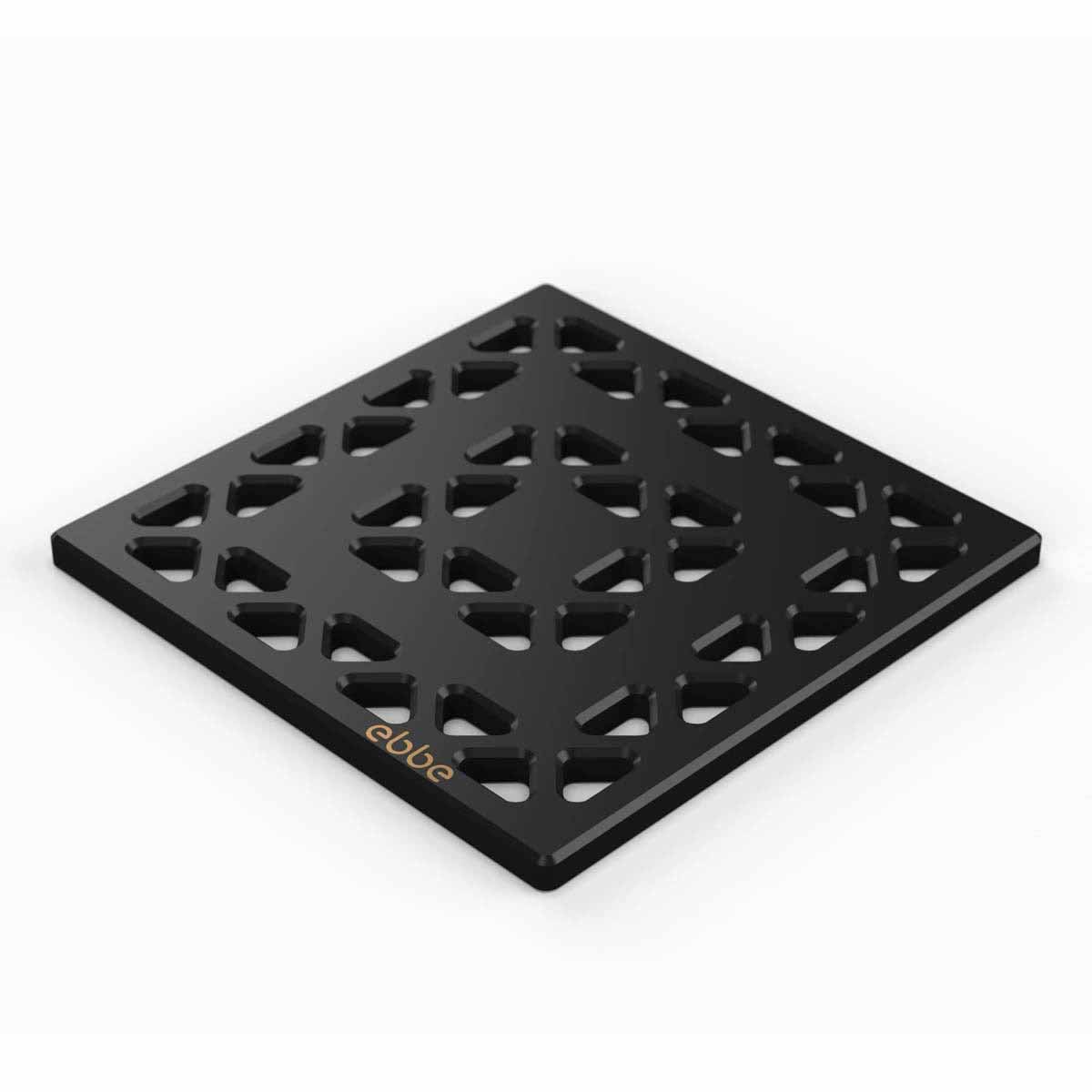 Ebbe Drains Unique Square Shower Drain Grate - Lattice