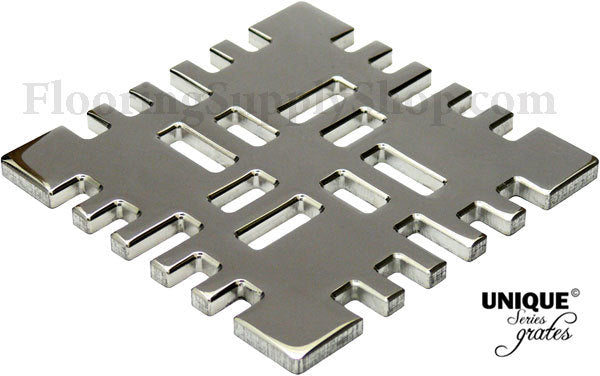 Ebbe Unique Square Shower Drain Grate Metro