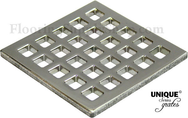 Ebbe Unique Square Shower Drain Grate Quadra