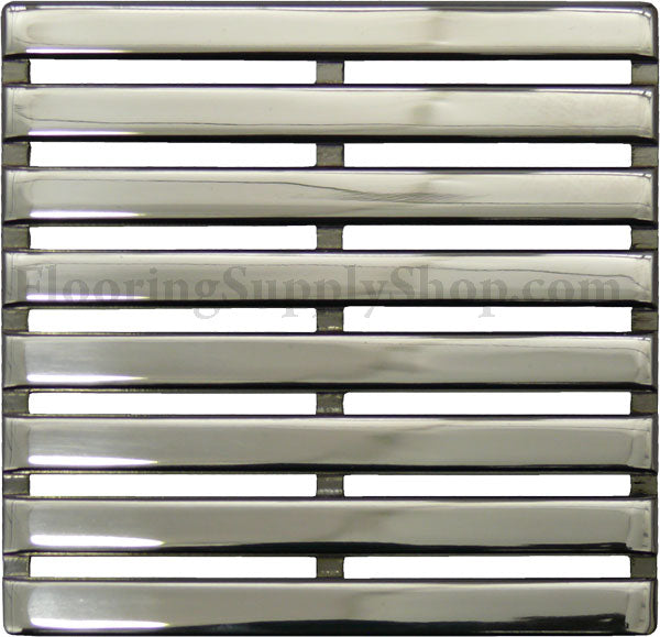 Ebbe Unique Square Shower Drain Grate Parallel