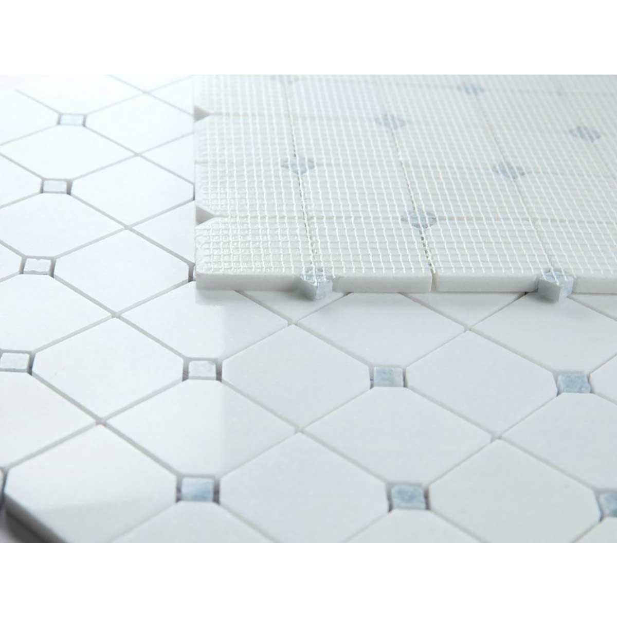 Crystal Ocean marble mosaic tile for fireplace surrounds