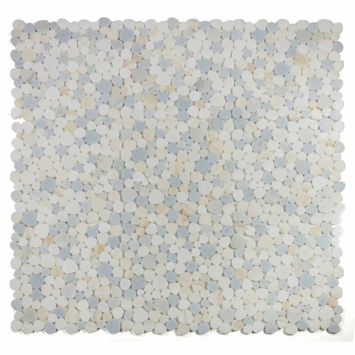 Marble Pebbles Mosaics Heart Shape - Marina