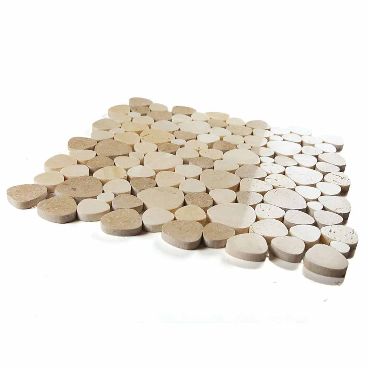 Mosaics Marble Pebble look - Brown