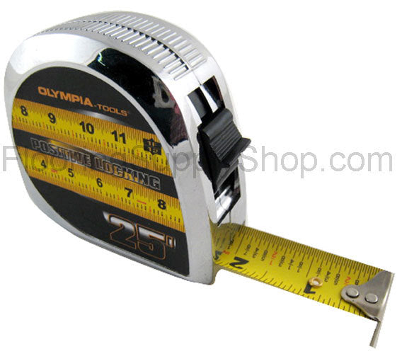Tape Measure E-Z Read Chrome 25 feet