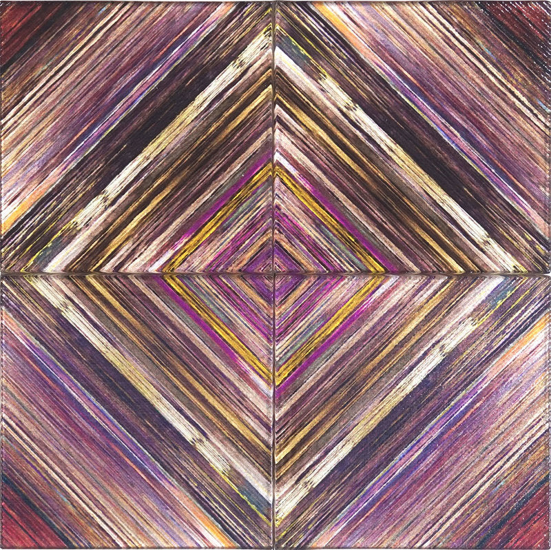 Color Splash Glass Series 3D Tile - Prism Glow