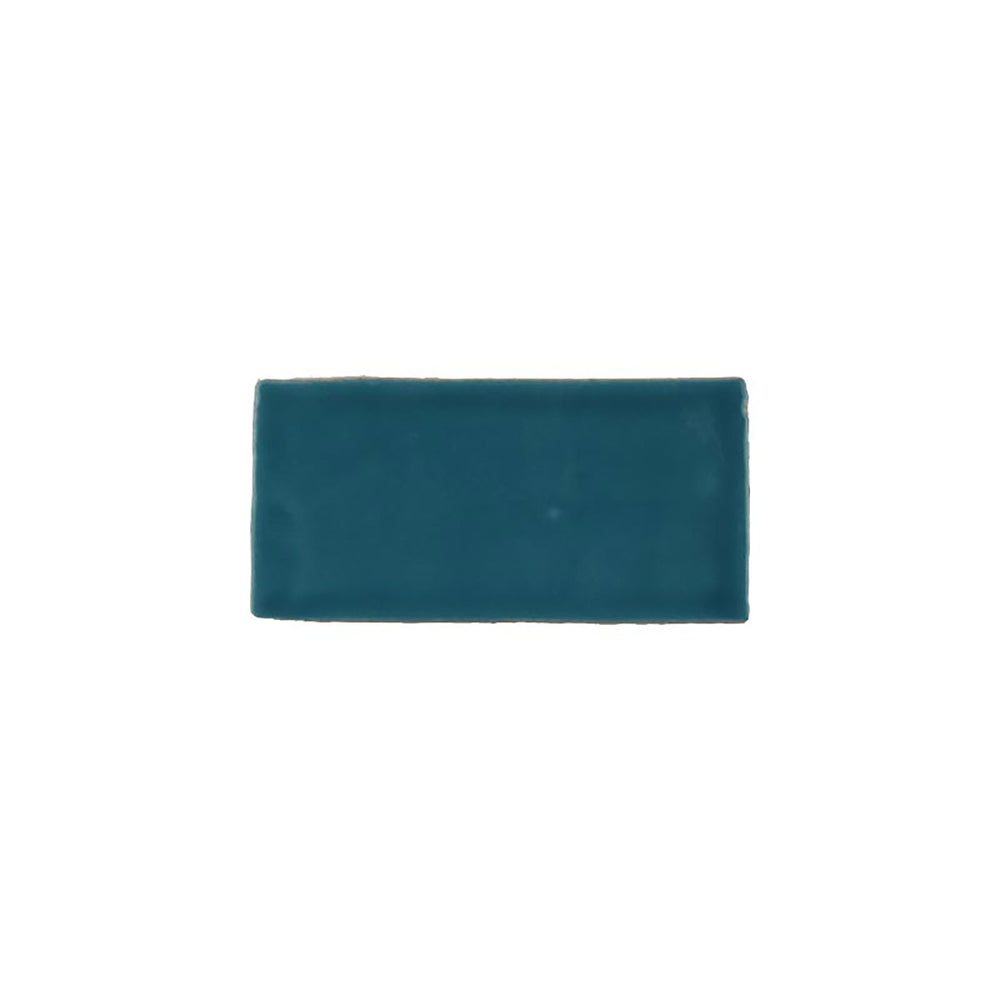 Kaleidoscope Handmade Ceramic Tile 3x6 - Blue Marine