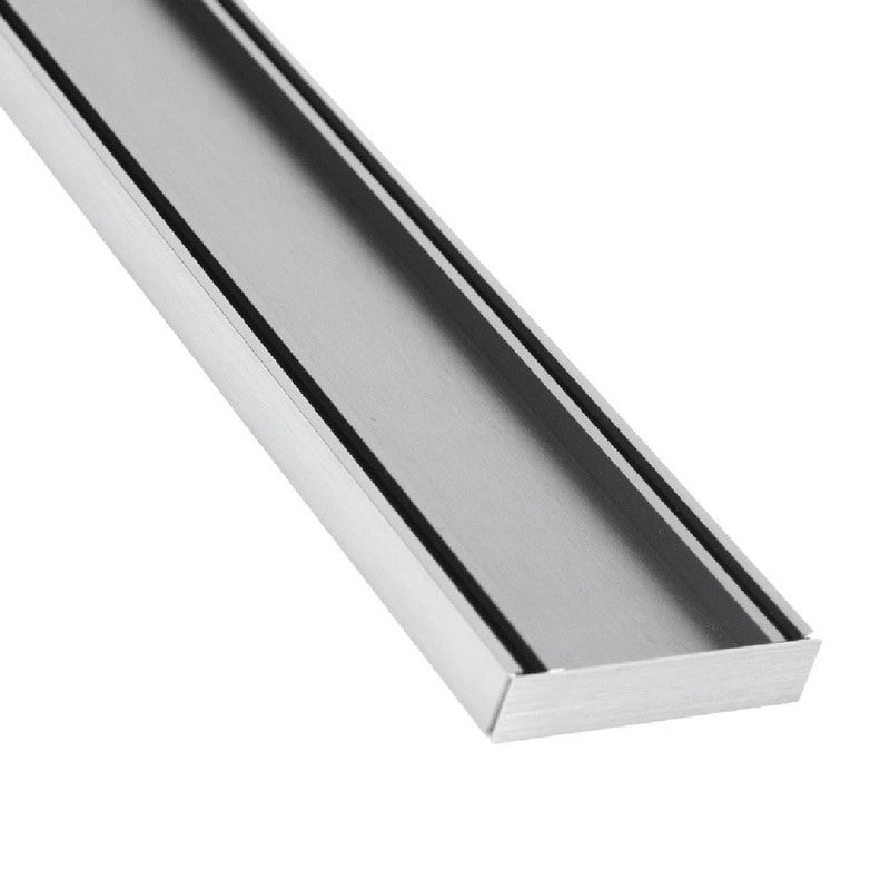 Custom Grates shower drain Tile Insert - Silk Silver CUSTOM