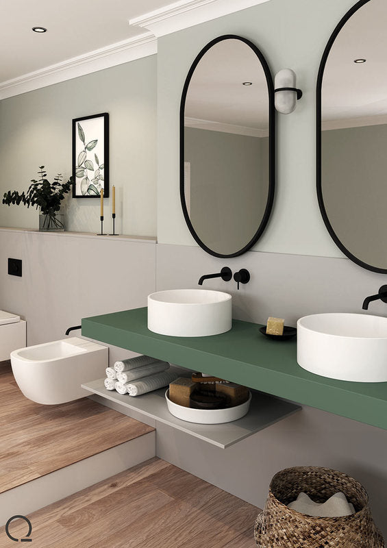 Quare Design Focus Washbasin Single Sink Round