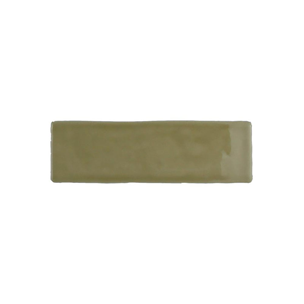 Kaleidoscope Handmade Ceramic Tile 2x8 - Camel