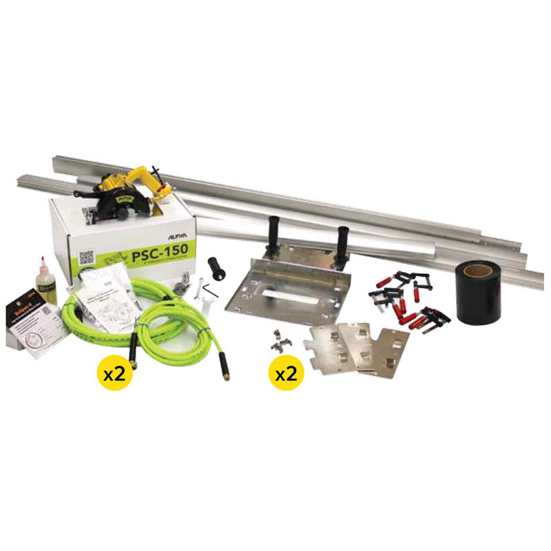 Alpha PSC-150 Pneumatic Stone Cutter Miter Cutting Kit