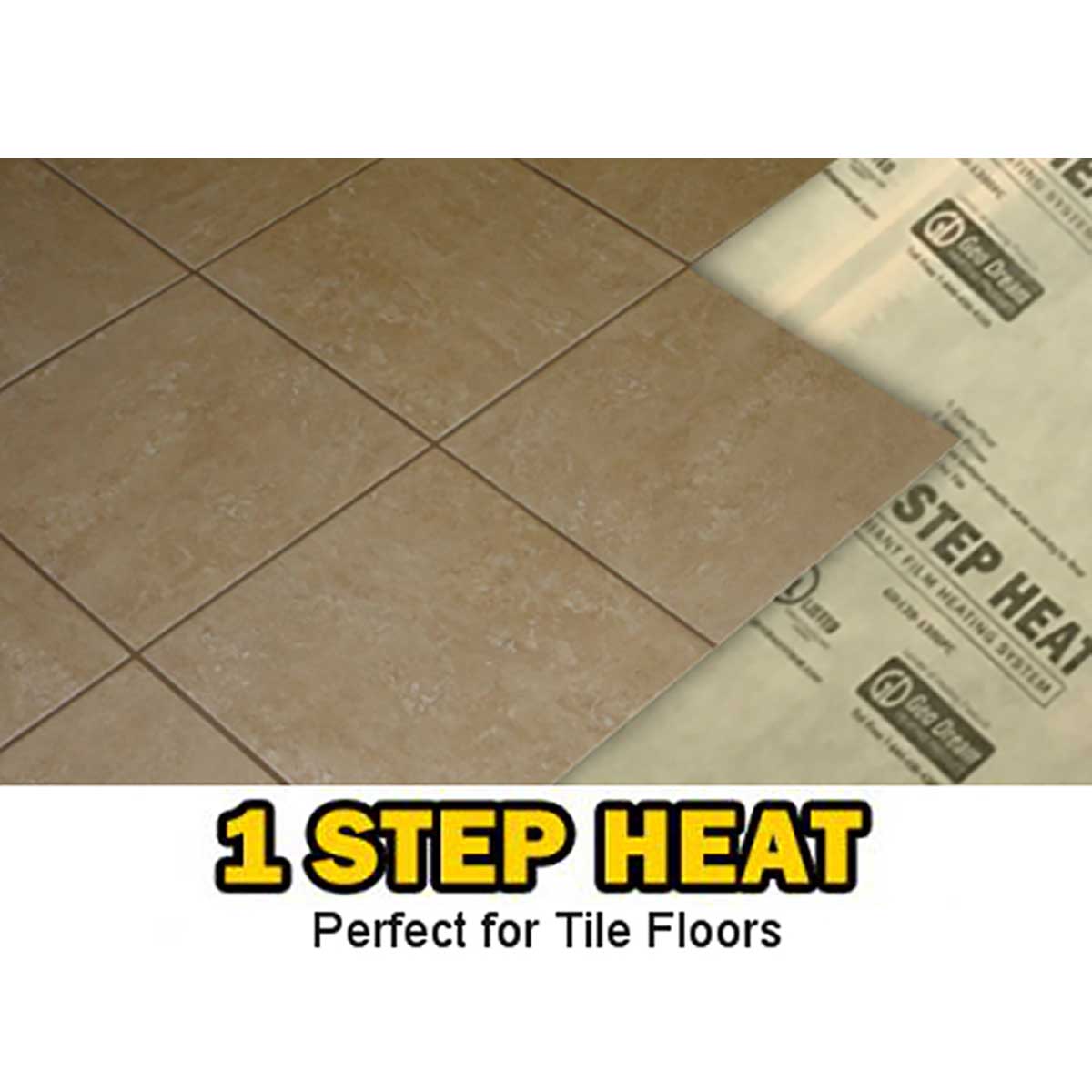 Geo Dream 1 Step Heating Film Mat Kit 30 sq ft 120V