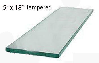 Tempered Glass Shelf Rectangle 17 Diamond