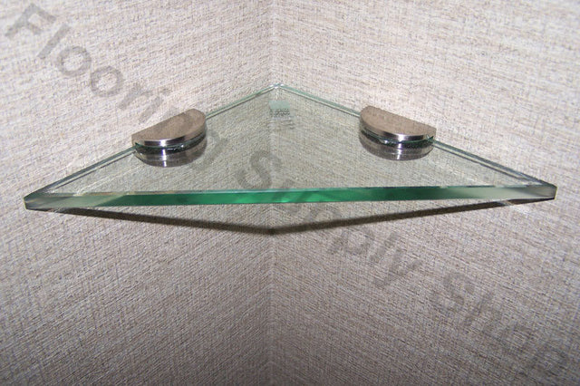 Tempered Glass Shelf Triangle Corner 8