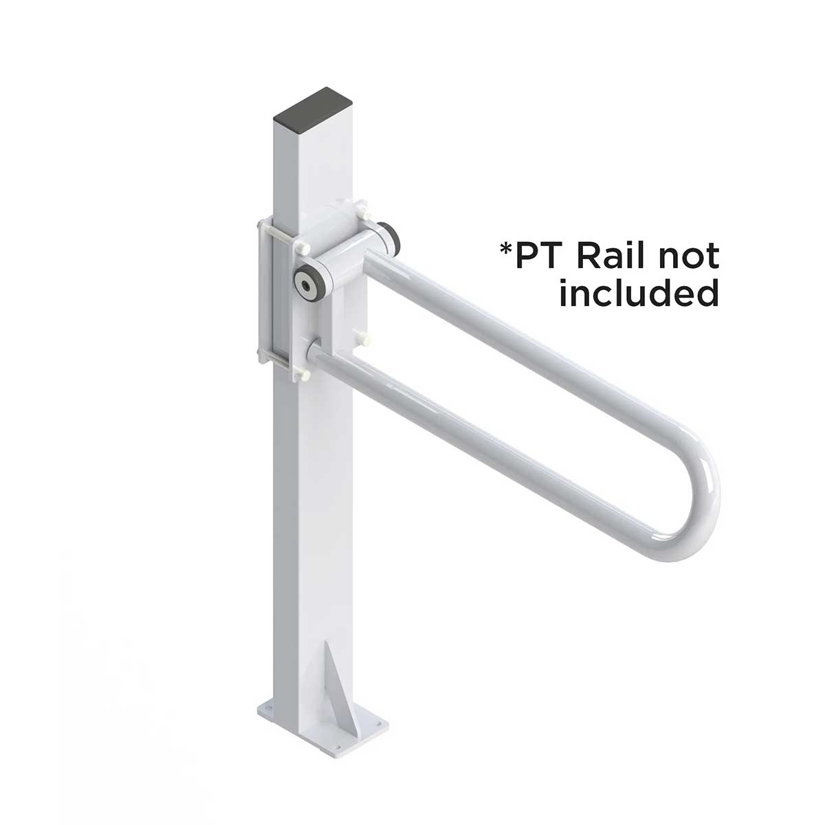 HealthCraft PT Rail Floor Mast floor mounted support post for PT Rail systems