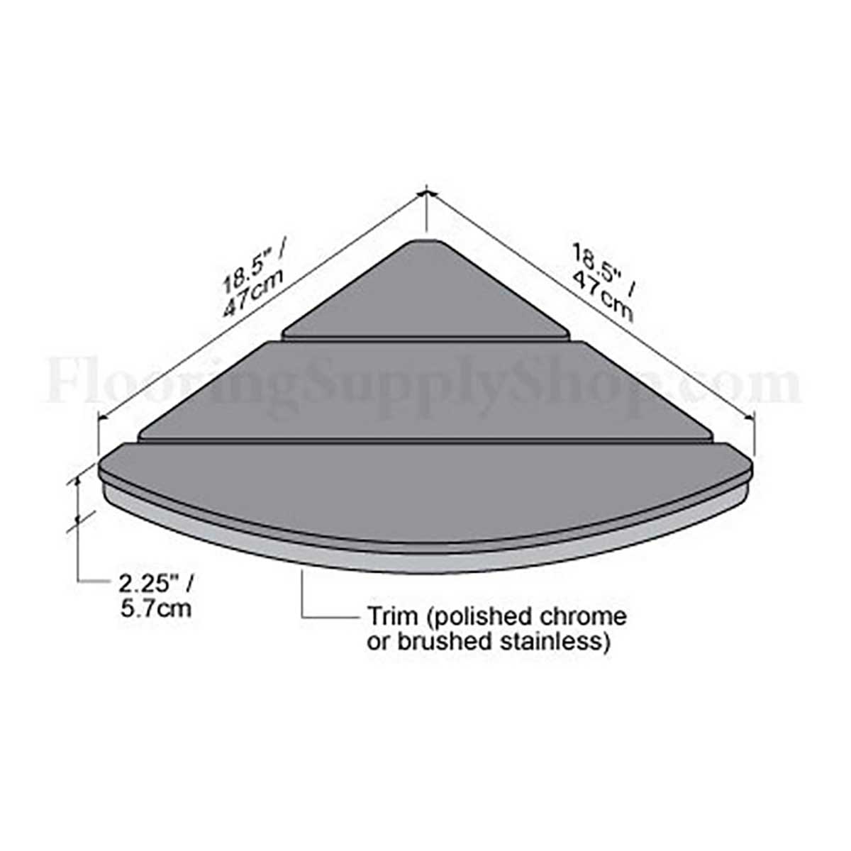 Invisia Bamboo Corner Shower Seat Oil Rubbed Bronze